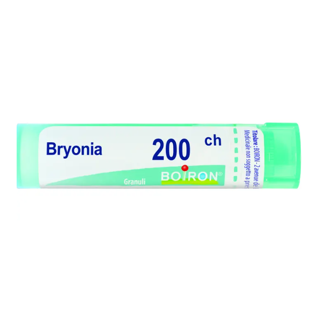 Tubo da 80 granuli con tappo dispensatore di Bryonia Alba 200ch della Boiron