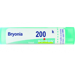 Tubo da 80 granuli con tappo dispensatore di Bryonia Alba 200k della Boiron