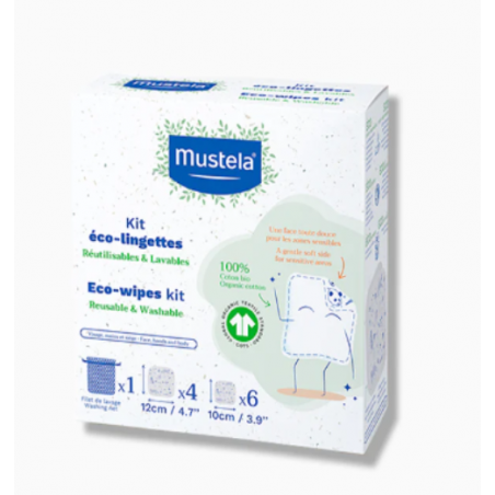 Laboratoires Expanscience Mustela Salviette Lavabili Riutilizzabili 10 Pezzi