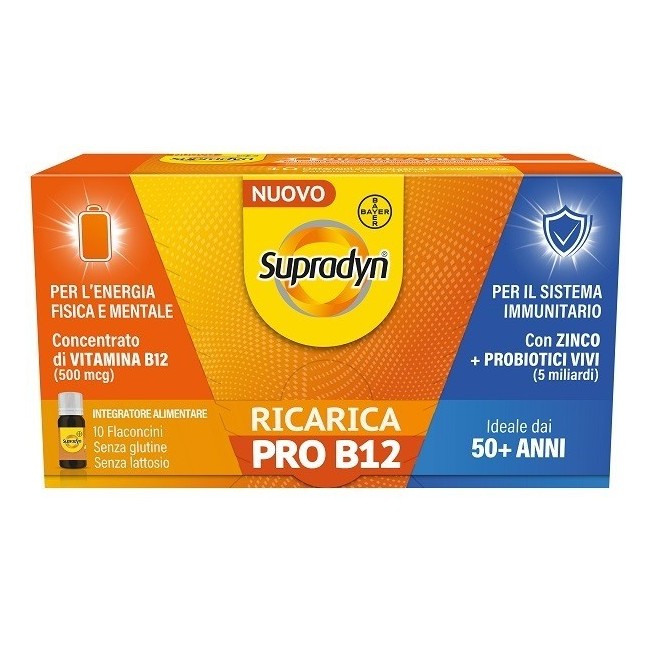 10 flaconcini Supradyn Ricarica Pro B12