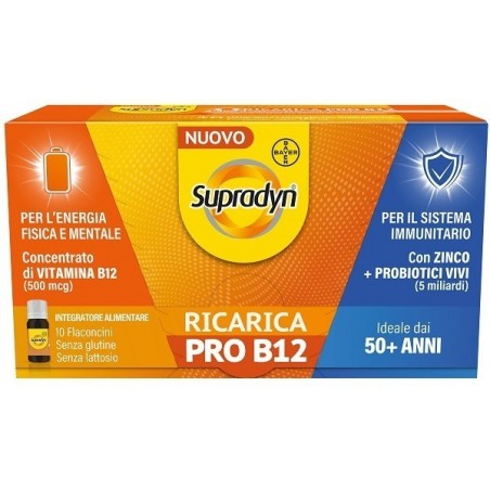 10 flaconcini Supradyn Ricarica Pro B12