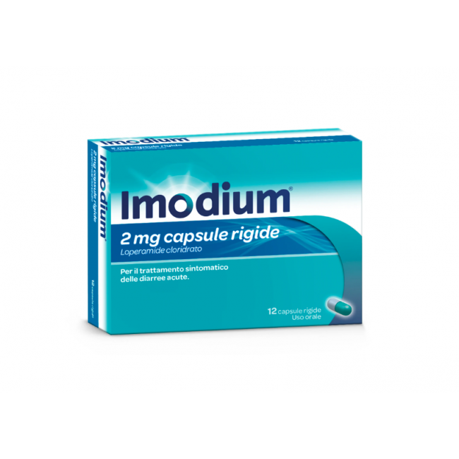 Johnson & Johnson Imodium 2 Mg 12 Capsule Rigide Diarrea Acuta