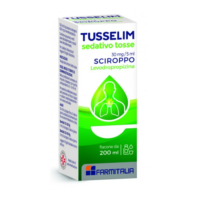 Pharmaidea Tusselim Sedativo Tosse 30 Mg/5 Ml Sciroppo Levodropropizina