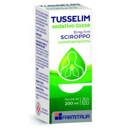 Pharmaidea Tusselim Sedativo Tosse 30 Mg/5 Ml Sciroppo Levodropropizina