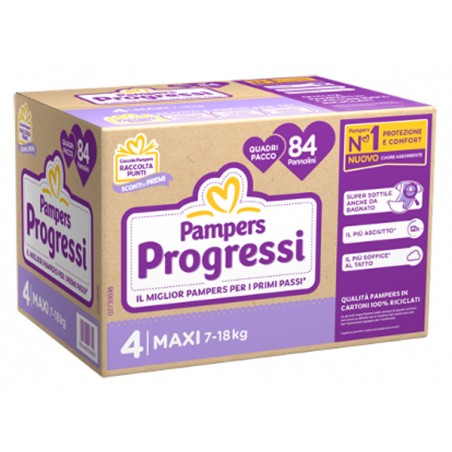 Fater Pampers Quadri Progressi Maxi 84 Pezzi