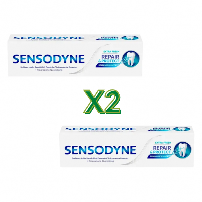 Haleon Sensodyne Repair & Protect Extra Fresh 2 Tubi Da 75 Ml