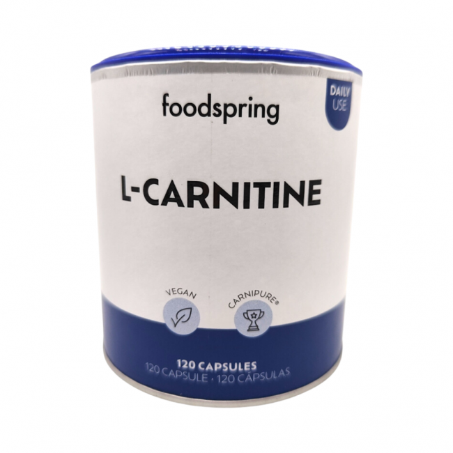 barattolo Foodspring Integratore di L-Carnitina 120 capsule