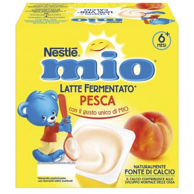 Nestlè Mio Merenda Latte Fermentato Pesca 4x100 G