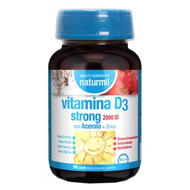 Dietmed Italia Naturmil Vitamina D3 Strong 2000 Ui 90 Compresse