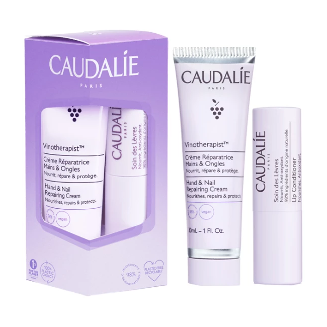 Caudalie Vinotherapist Duo Mani&labra 2022 Crema 30 Ml + Stick 4,5 G