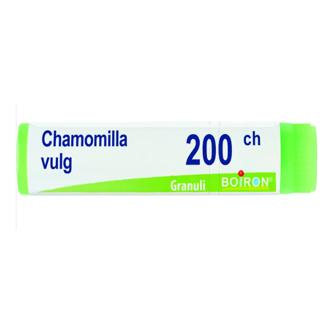 Tubo dose globuli di Chamomilla Vulgaris 200Ch della Boiron