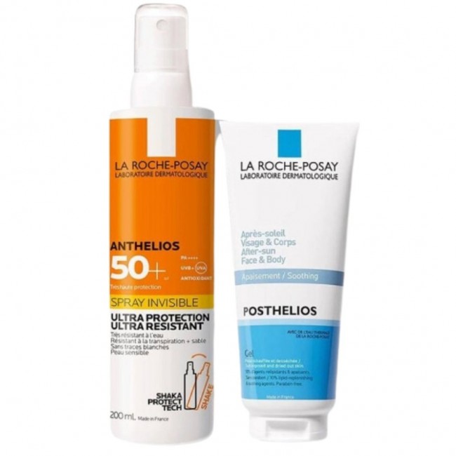 La Roche posay Anthelios Spray Shaka invisibile 200 ml + Doposole 75 ml