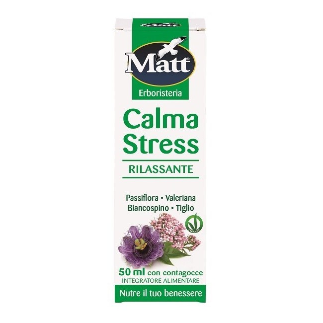 A&d Gruppo Alimentare Dietetico Matt Erboristeria Calma Stress Rilassante Gocce 50 Ml