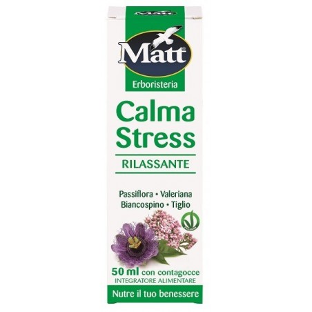 A&d Gruppo Alimentare Dietetico Matt Erboristeria Calma Stress Rilassante Gocce 50 Ml