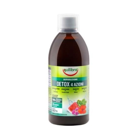 Equilibra Detox 4 Azioni Gusta Frutta 500 Ml