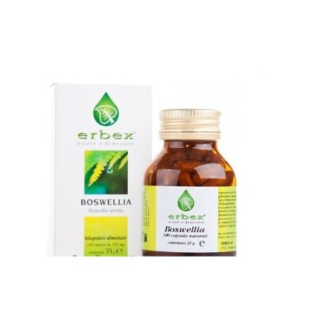 100 capsule di Boswellia Integratore per Articolazioni da Erbex