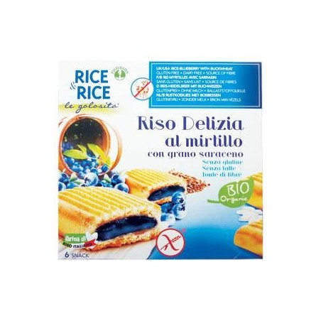 Probios Societa' Benefit Rice&rice Riso Delizia Mirtillo E Grano Saraceno 6 X 33 G