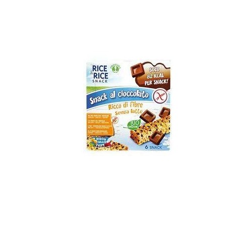 Probios Societa' Benefit Rice&rice Snack Di Riso Al Cioccolato 6 X 21 G Senza Lievito