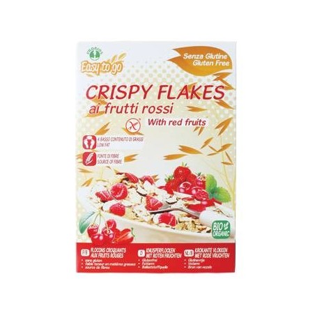 Probios Societa' Benefit Easy To Go Crispy Flakes Ai Frutti Rossi 300 G