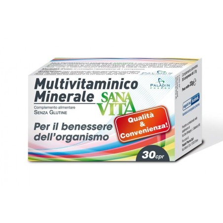 Paladin Pharma Sanavita Multivitaminico Minerale 30 Compresse