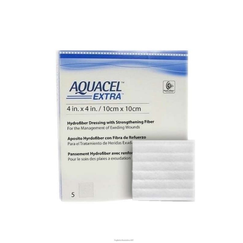 Convatec Medicazione Hydrofiber Aquacel Extra 10x10 5 pezzi