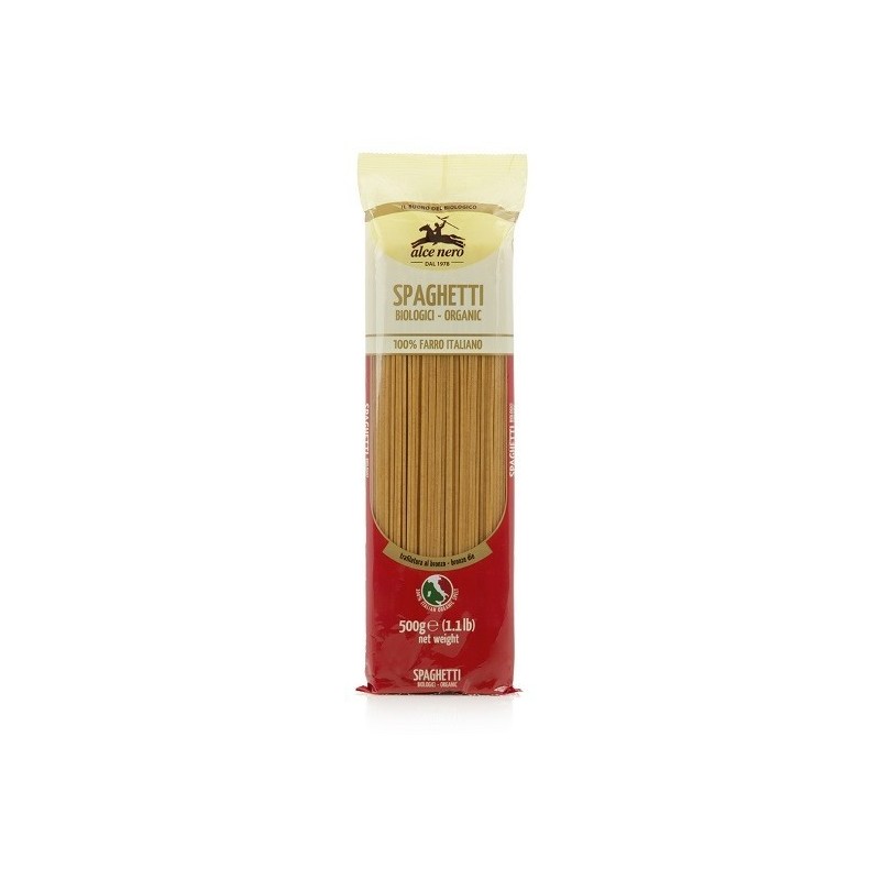 Alce Nero Spaghetti 100% Sfarinato Di Farro Bio 500 G