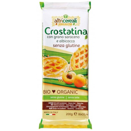 Probios Societa' Benefit Altricereali Crostatina Grano Saraceno E Albicocca 6 X 33,5 G