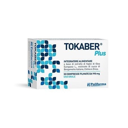 Polifarma Tokaber Plus 990mg 30 Compresse