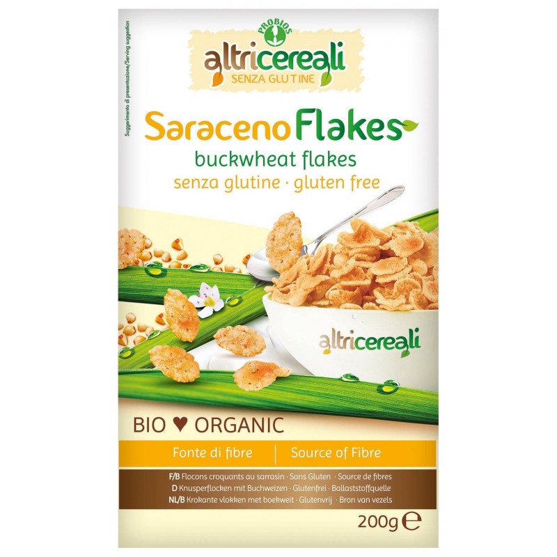 Probios Societa' Benefit Altricereali Saraceno Flakes Bio 200 G