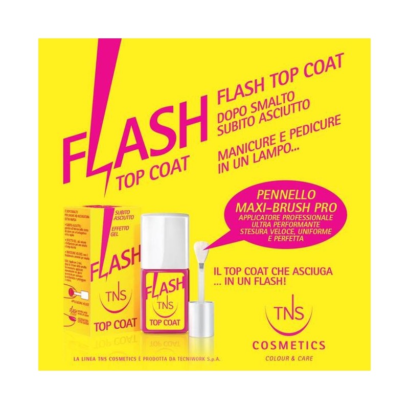 Tecniwork Flash Top Coat Per Unghie 10 Ml