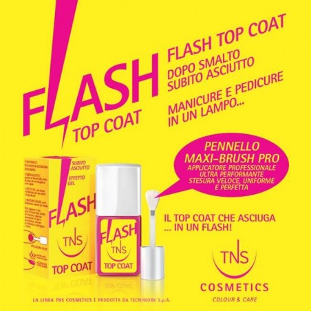 Tecniwork Flash Top Coat Per Unghie 10 Ml