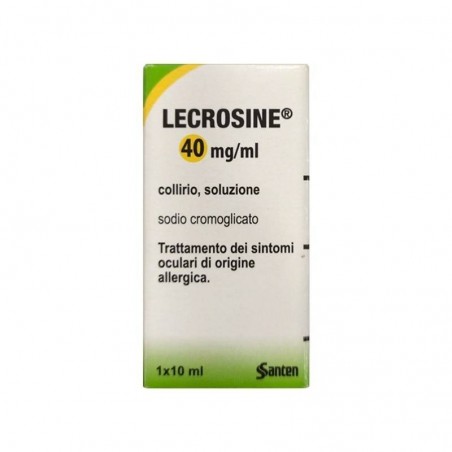 Santen Italy Lecrosine 40 Mg/ml Collirio, Soluzione Sodio Cromoglicato