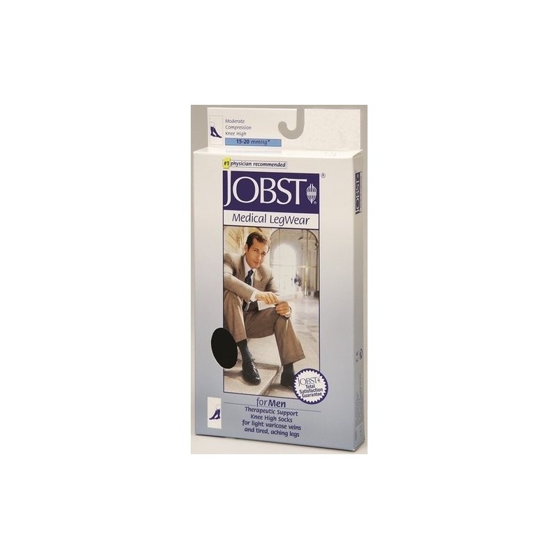 Essity Italy Calza Compressiva Jobst For Men 15-20mmhg Gambaletto Bordeaux 4