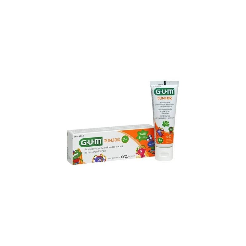 Sunstar Italiana Gum Junior Dentifricio Bambini 7/12 Fluoro 1000 Ppm 50 Ml