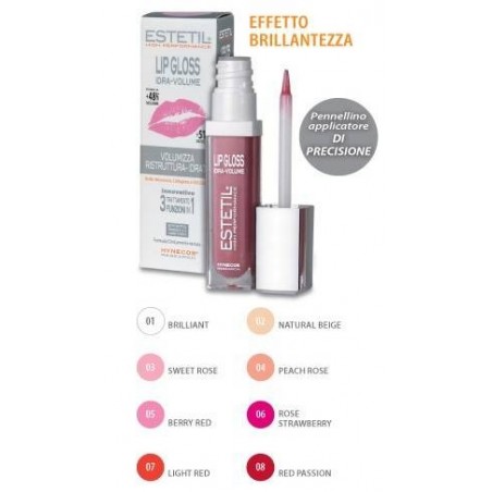 Pool Pharma Estetil Lipgloss Idravolume Brilliant 01 6,5ml