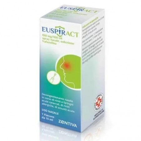 Zentiva Italia Euspiract 100 Mg/100 Ml Spray Nasale, Soluzione Nafazolina Nitrato