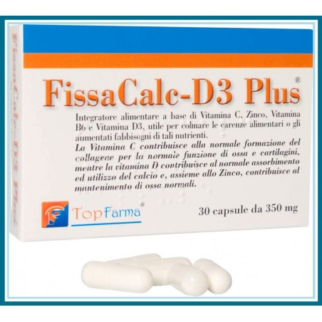 Top Group Fissacalc-d3 Plus 30 Capsule 350 Mg