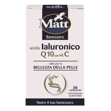 A&d Gruppo Alimentare Diet Matt Benessere Acido Ialuronico Q10 Con Vitamina C 30 Compresse