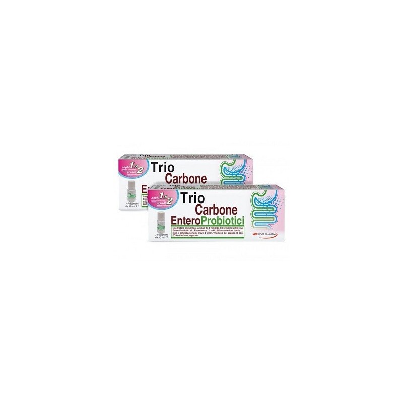 Pool Pharma Triocarbone Enteroprobiotici 7 Flaconcini X 10 Ml