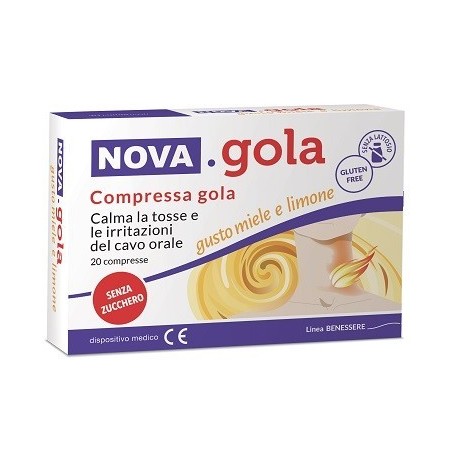 Nova Argentia Ind. Farm Nova Gola Limone/miele 20 Compresse