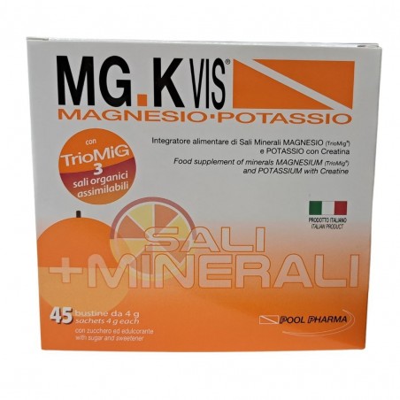 Pool Pharma Mgk Vis Magnesio Potassio Orange 45 Bustine