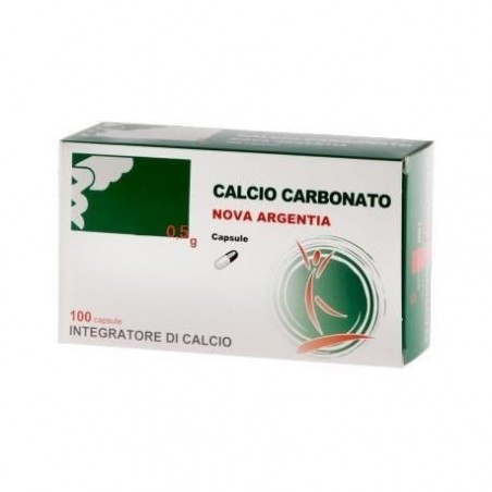 Nova Argentia Ind. Farm Nova Calcio Carbonato 1 G 100 Capsule