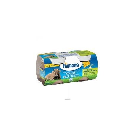 Humana Italia Humana Omogeneizzato Manzo Bio 2 X 80 G