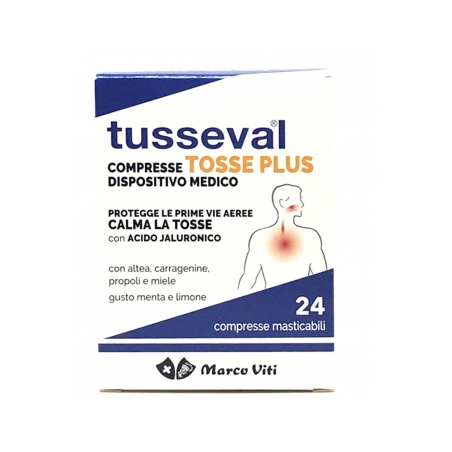 Marco Viti Farmaceutici Tusseval Tosse Plus 24 Compresse