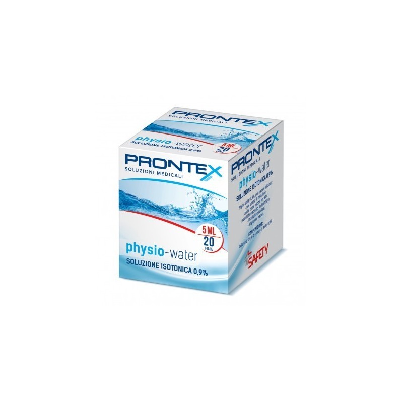 Safety Soluzione Fisiologica Prontex Physio Isotonic 20 Fiale Da 5 Ml