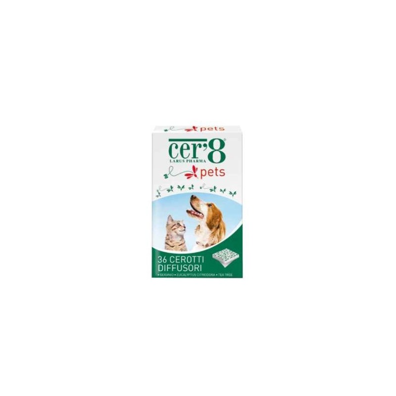 Larus Pharma Cer'8 Pets Cuscinetti Adesivi 36 Pezzi