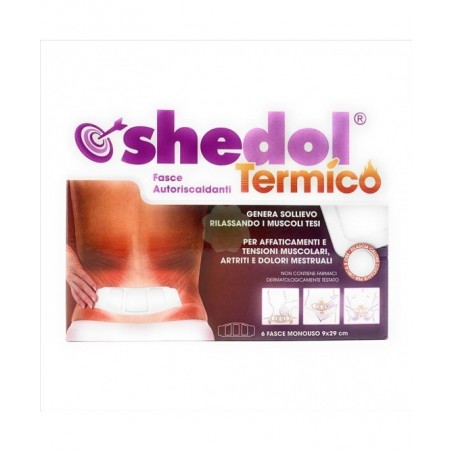 Shedir Pharma Unipersonale Fascia Autoriscaldante Shedol Termico 6 Pezzi