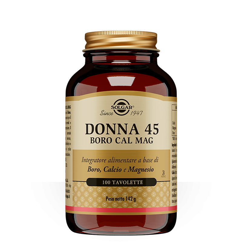 Solgar It. Multinutrient Donna 45 Boro Cal Mag 100 Tavolette