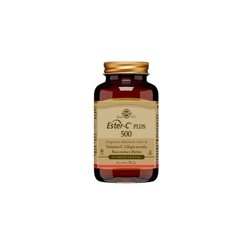 Solgar Ester C Plus 500 integratore di vitamina C 50 Capsule Vegetali