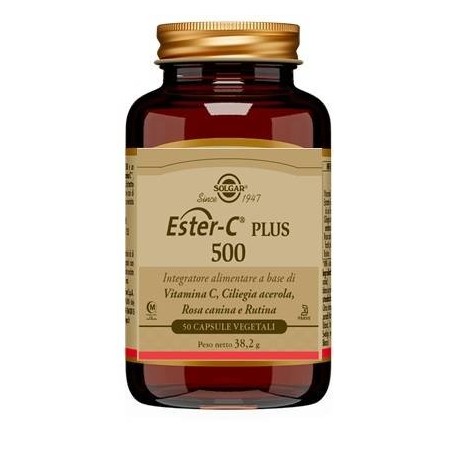 Solgar Ester C Plus 500 integratore di vitamina C 50 Capsule Vegetali